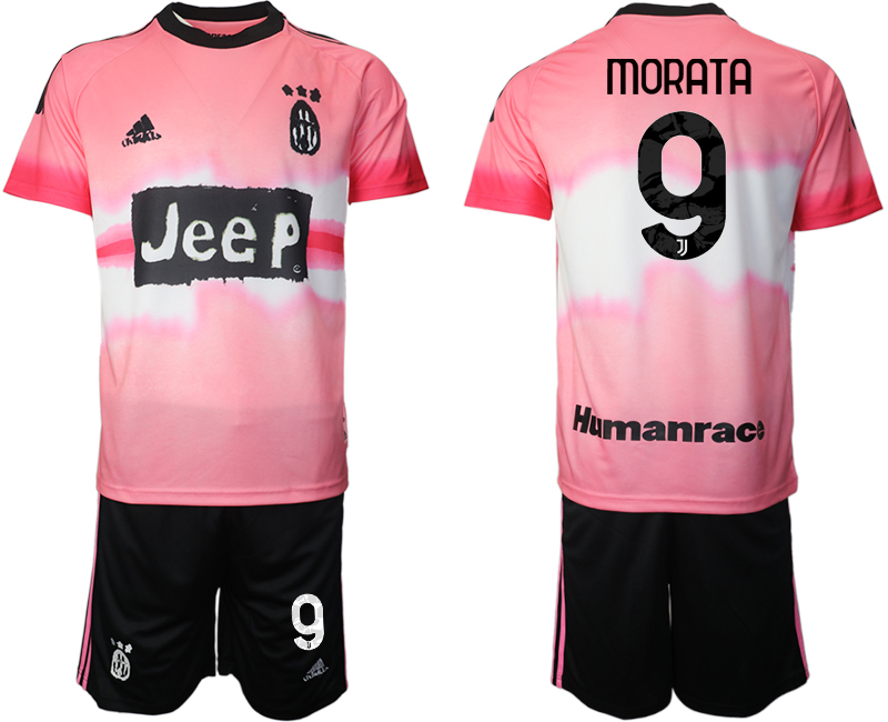 Men 2021 Juventus adidas Human Race #9 soccer jerseys->juventus jersey->Soccer Club Jersey